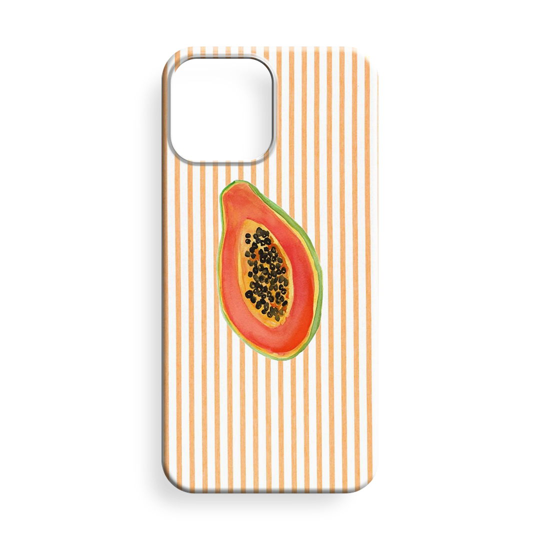 Papaya Desenli Premium Telefon Kılıfı -45