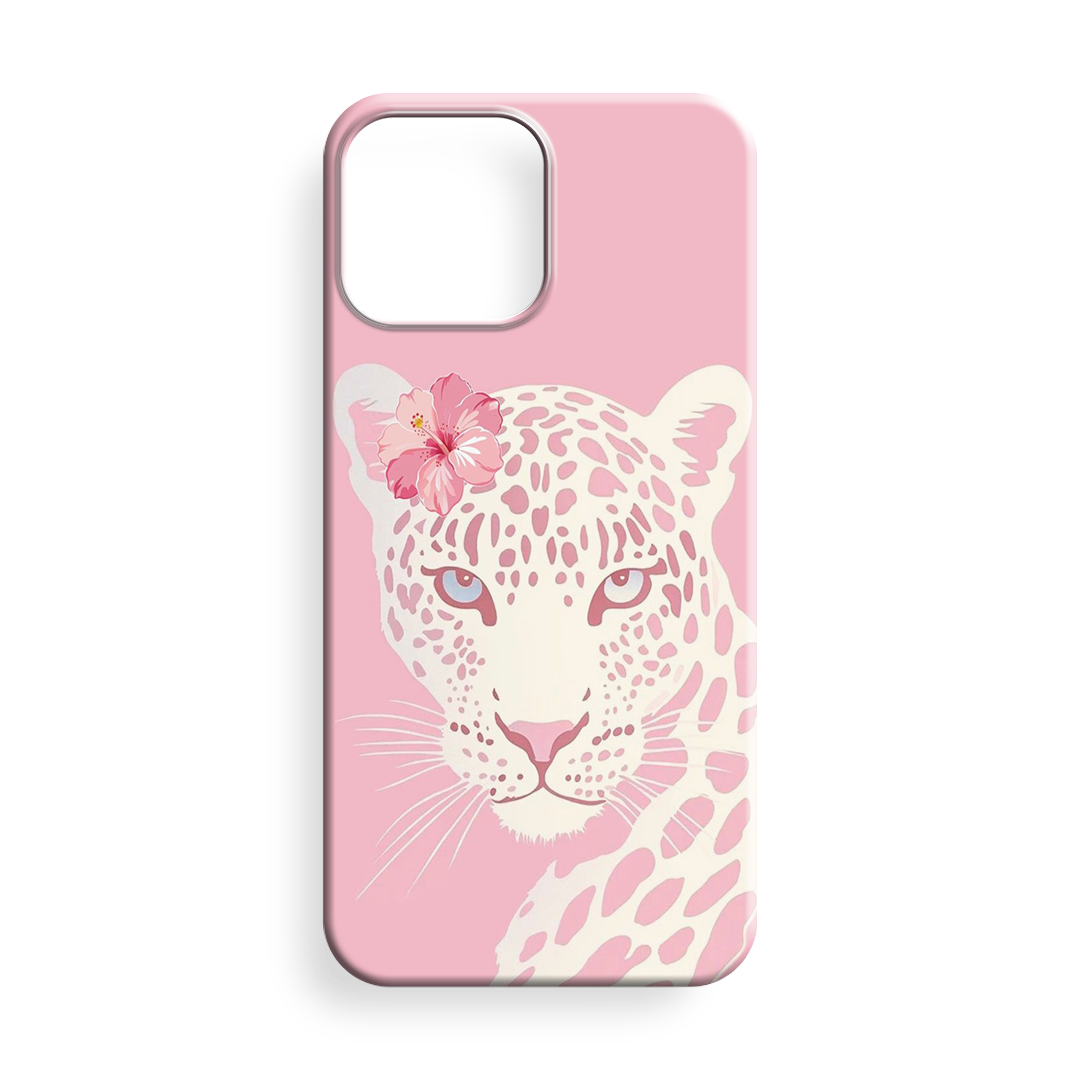 Şirin Gözüken Leopar Hali Premium Telefon Kılıfı -245