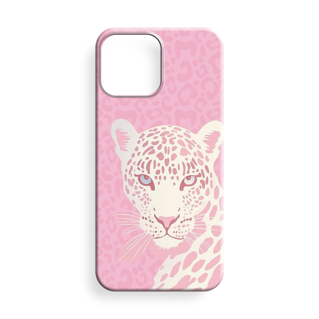 Sert Gözüken Leopar Hali Premium Telefon Kılıfı -246