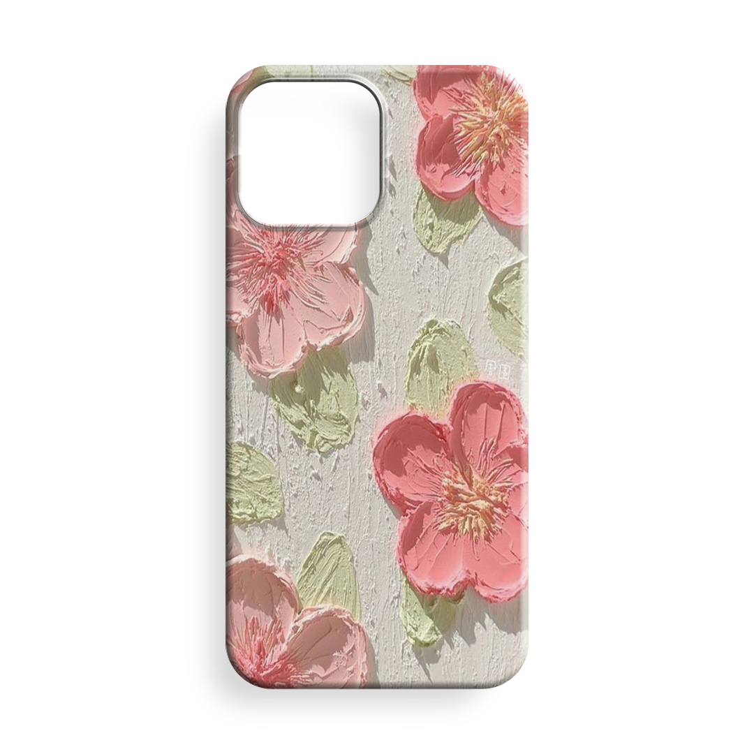 Çiçek Desenli Premium Telefon Kılıfı -32