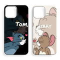 Tom Ve Jerry Couple Premium Telefon Kılıfı -7