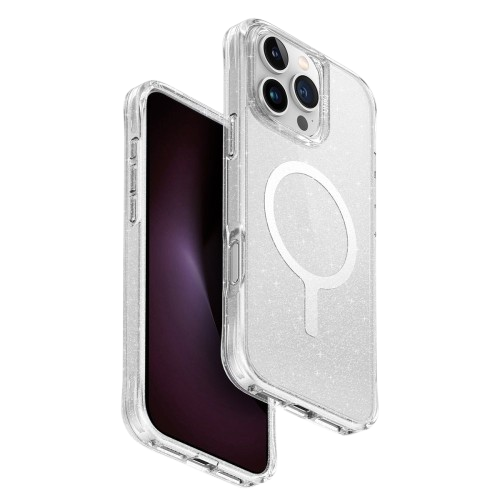 Simli Şeffaf Magsafe Özellikli Premium Kılıf