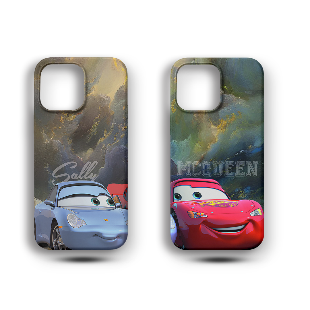 Mc ve Sally Couple Premium Telefon Kılıfı -2