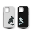 Siyah Ve Beyaz Ejderha Vol 2 Couple Premium Telefon Kılıfı -4